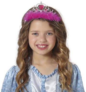 Tiara Meisje Hart Roze, Verzenden, Nieuw