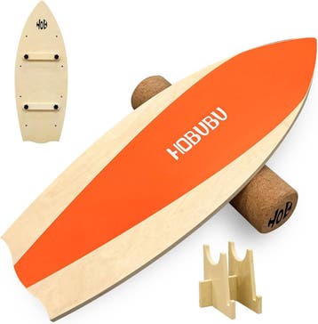 Balansbord Hout Oranje | 59% korting, retour deal!, Verzenden, Gebruikt, Rug, Balansbord