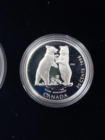 Canada. 50 cents - 1 Dollar 1985-1996 National Parks +