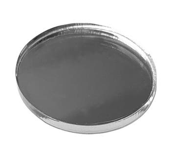 Set van 30 kleine ronde spiegeltjes (3x30 mm, zilver), Verzenden, Nieuw