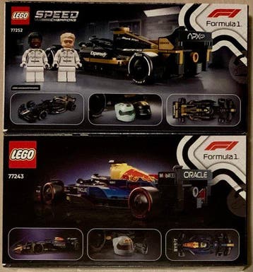 Lego Set - Speed Champions - 2 LEGO F1 Cars - APXGP Team [F1, Nieuw