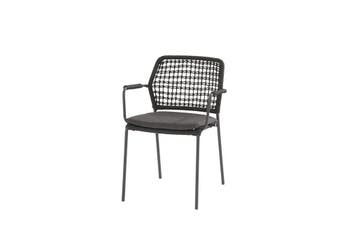 Taste by 4 Seasons Barista stapelbare tuinstoel antraciet, Tuin en Terras, Nieuw