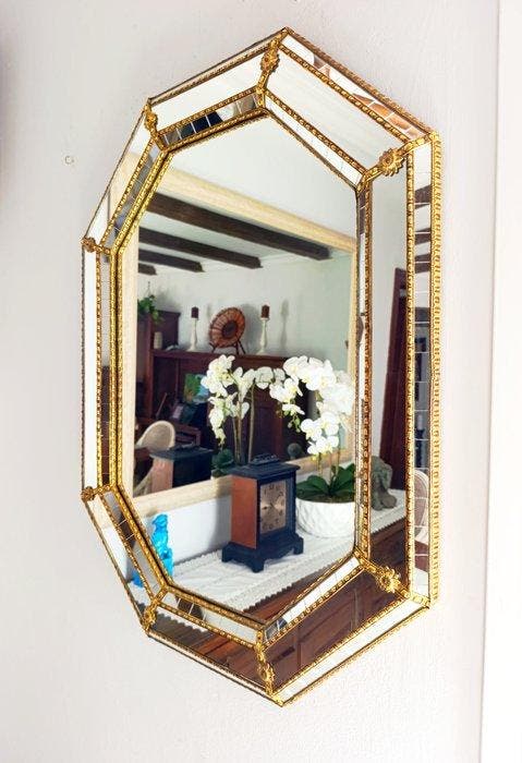 Miroir mural - Bronze, Verre - Style vénitien, Maison & Meubles, Maison & Meubles | Autre