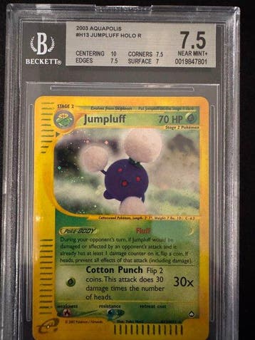 Pokémon - 1 Graded card - Jumpluff, POP2!!!! Holo - Beckett