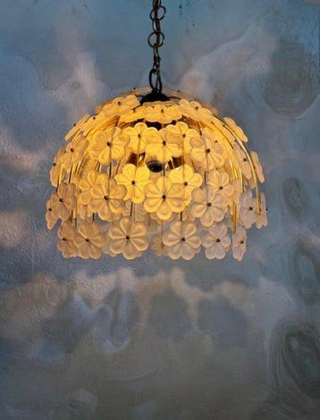 Murano - Guerrieri Murano - Lampe à suspendre - Bronze doré