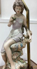 Capodimonte - Gianni Visentin - Lampe de table - Biscuit de