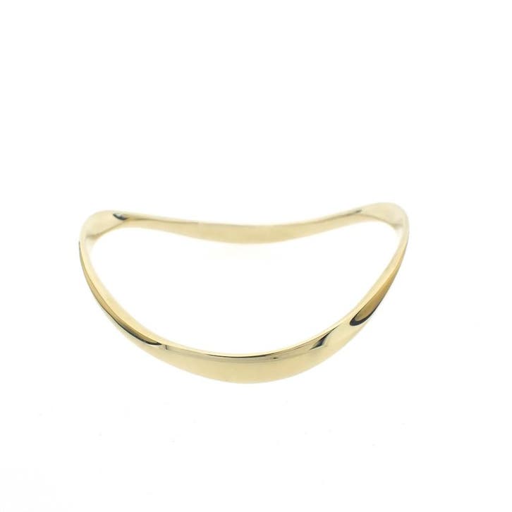 9 karaat slavenarmband; Maat L, Handtassen en Accessoires, Armbanden, Overige kleuren, Gebruikt, Goud, Ophalen of Verzenden