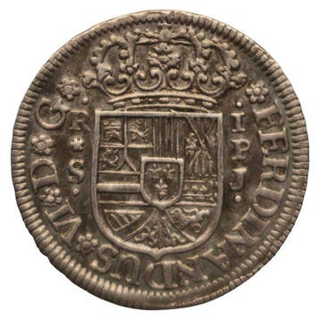 Spanje. 1 Real Fernando VI 1754 Sevilla