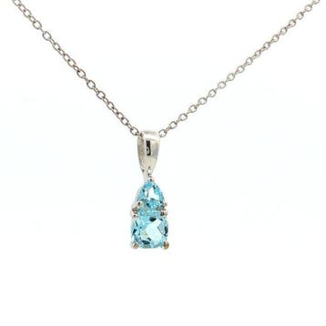 Sans prix de réserve - Pendentif Argent - 1.41ct. tw. Topaze