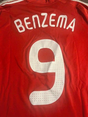 Karim Benzema - 2008 - Maillot de football