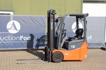 Veiling: Heftruck Toyota 7FBEST13 Elektrisch 1250kg 2019, Ophalen