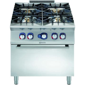 Fornuis + Oven | e-XP 900 | Gas | 4 Branders (3x 6kW + 1x, Verzenden, Nieuw in verpakking