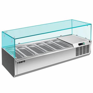 Opzetkoelvitrine | 5x 1/3 GN + 1x 1/2 GN | +2°C/+8°C |, Verzenden