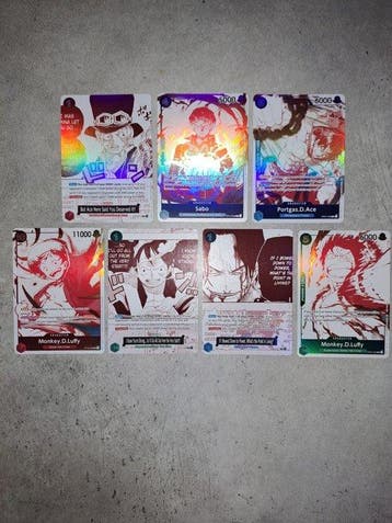 Bandai - 7 Card - One Piece - Monkey D. Luffy Foil, Hobby & Loisirs créatifs