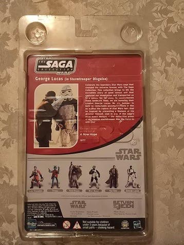 Hasbro - Action figure George Lucas (in Stormtrooper, Nieuw