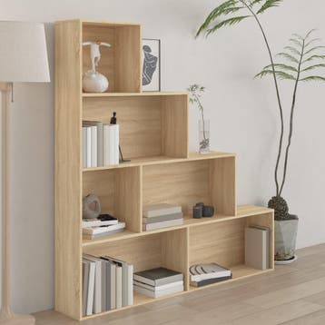 vidaXL Boekenkast/kamerscherm 155x24x160 cm bewerkt hout, Huis en Inrichting, Verzenden, Nieuw
