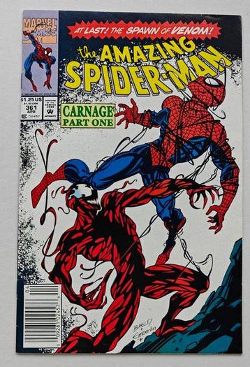 Amazing Spider-Man 361, 362, 363 - First appearance Carnage, Nieuw