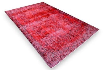 Rood vintage - Vloerkleed - 290 cm - 185 cm -  handgemaakt, Nieuw