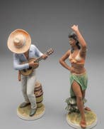 Goebel - W.Goebel - sculptuur, Island Dancers - 21 cm - Fijn