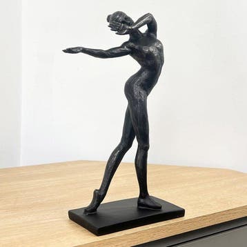 sculptuur, Abstract Dancer Sculpture – Contemporary Modern