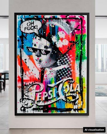 Mikko - The Pearl Earring Pepsi-Cola - XXL [Unq 1/1], Antiek en Kunst