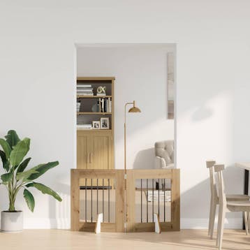 vidaXL Opvouwbaar hondenhekje met standaards 2 st 120,5 cm, Dieren en Toebehoren, Verzenden, Nieuw
