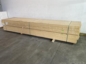 Veiling - 15x Vuren balk 450x14,5x4,5 cm, Nieuw