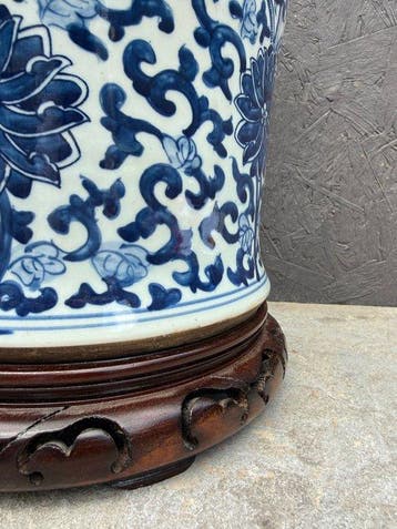 Vase avec couvercle - Porcelaine - Chine - Vase chinois sur, Antiquités & Art
