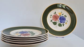 Villeroy & Boch - Bord (6) - Bauernblume - Vitro-Porzellan -, Antiek en Kunst