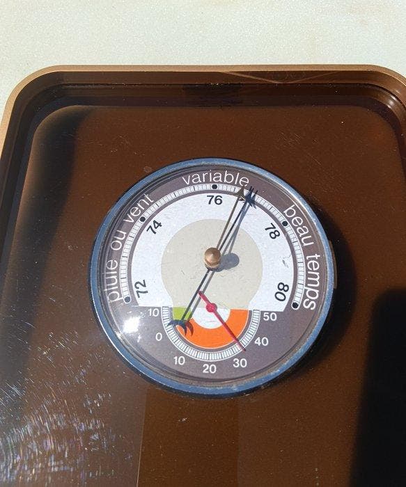 Thermometer - Plastic - Martini reclame-thermometer, Antiek en Kunst, Antiek | Wandborden en Tegels