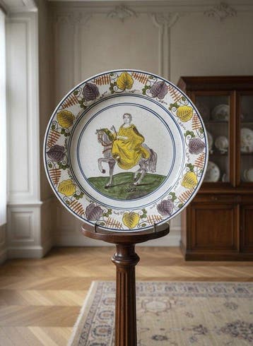 De Grieksche A. - Jan Teunis Dextra - Assiette murale -