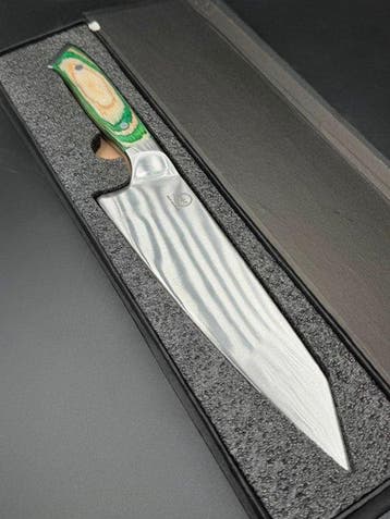 Keukenmes - Japanse mes , keukenmes - chefmes , handgemaakt
