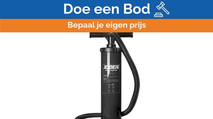 Bieden: Jobe black double action manual air pump, Watersport en Boten, Bootonderdelen, Ophalen of Verzenden