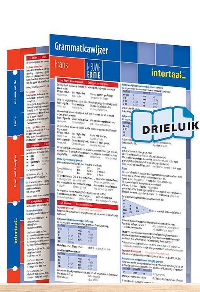 Grammaticawijzer Frans - nieuwe editie uitklapkaart, Livres, Livres scolaires, Envoi