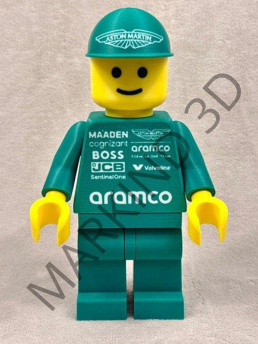 Lego Minifiguur - Racers - Aston Martin F1 figure, Enfants & Bébés, Jouets | Duplo & Lego