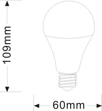 LED LAMP E27 11W VERHUISLAMP, Maison & Meubles, Lampes | Lampes en vrac, Verzenden