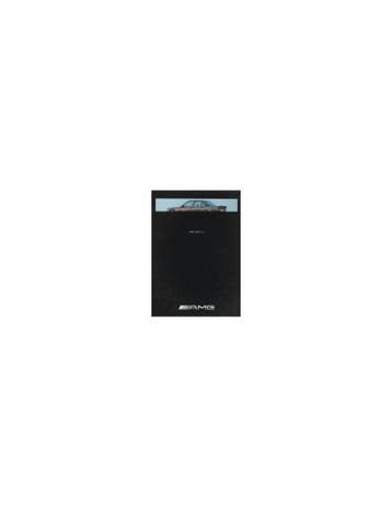 1991 MERCEDES BENZ 190E 3.2 AMG BROCHURE DUITS, Ophalen of Verzenden