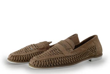 Manfield Loafers in maat 42 Beige, Kleding | Heren, Schoenen, Loafers, Manfield, Overige kleuren, Verzenden