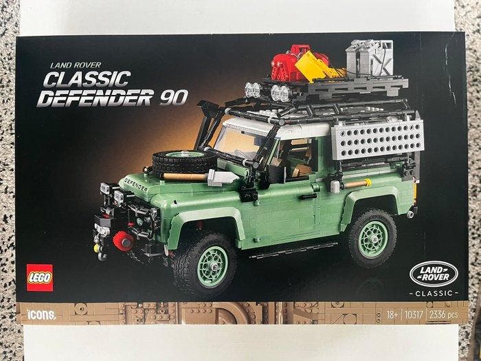 Lego Set - 10317 - Icons - Land Rover Classic Defender 90, Kinderen en Baby's, Speelgoed | Duplo en Lego