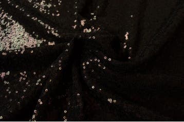 10 meter paillettenstof - Bruin - 100% polyester, Verzenden