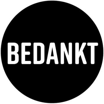 30x Sticker Bedankt - Zwart - Sluitsticker - Sluitzegel -, Verzenden, Nieuw