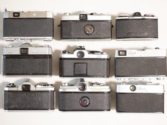 Nikon, Canon, Pentax, Minolta, Petri, Ricoh, Aires FE /, Audio, Tv en Foto, Fotocamera's Analoog