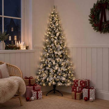 vidaXL Kunstmatige Hinged Kerstboom 150 cm 150 LEDs Warmwit, Verzenden, Nieuw