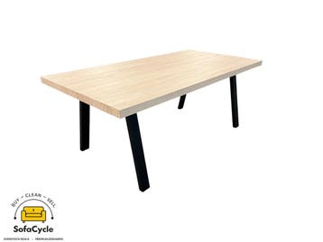 Eettafel 200x100 met A-poten – overstock, Maison & Meubles, Verzenden