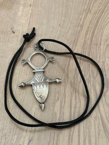 Zilver - Halsketting - Grootkruis van Agadez