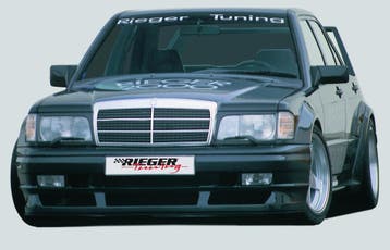 Rieger voorbumper | 190-Serie (W201) - Sedan | stuk ongespot, Auto-onderdelen, Verzenden, Nieuw, Mercedes-Benz