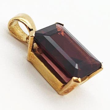 Pendentif en forme de croix - 18 carats Or jaune - 1.30ct.