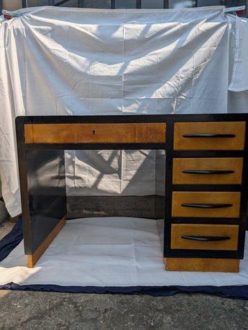 Bureau plat - Noyer, Antiek en Kunst