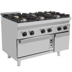 Fornuis + Oven | 700 SERIE | Gas | 6 Branders (3x 6.5kW, 3x, Verzenden, Nieuw in verpakking