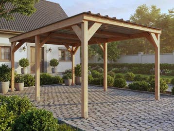 Veiling - Douglas overkapping 1210x310x300 cm, Tuin en Terras, Nieuw